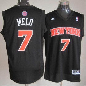 Maillot Melo New York Knicks #7 Noir