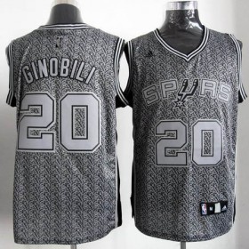 Maillot Ginobili San Antonio Spurs #20 Static Fashion