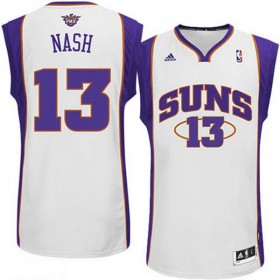 Maillot Retro Suns Nash 13 Blanc