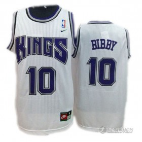 Maillot Sacramento Kings Bibby #10 Blanc