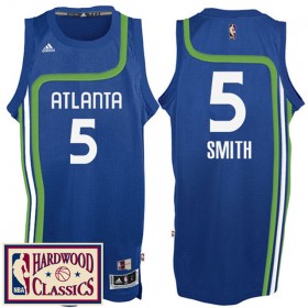 Maillot Retro Hawks Smith 5 Bleu