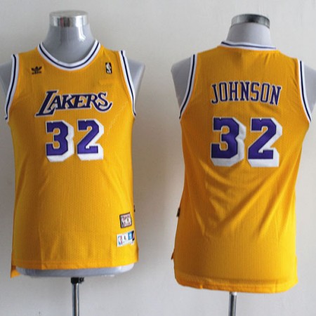 Maillot Enfant Jaune Johnson Los Angeles Lakers Revolution 30 Maillot Enfant Jaune Johnson Los Angeles Lakers Revolution 30