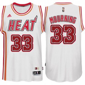 Maillot Retro Heat Mourning 33 Blanc