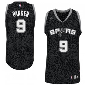 Maillot Crazy Light Leopard Spurs Parker 9 Noir