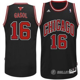 Maillot Chicago Bulls Gasol #16 Noire