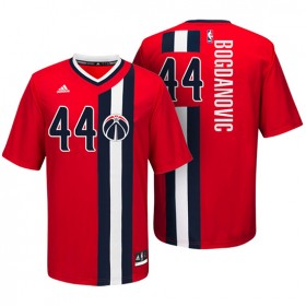 Maillot Manga Cort Bojan Bogdanovic Wizards 44 Rouge