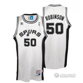 Maillot San Antonio Spurs Robinson Spurs #50 Blanc