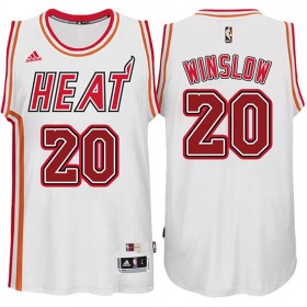 Maillot Retro Heat Winslow 20 Blanc