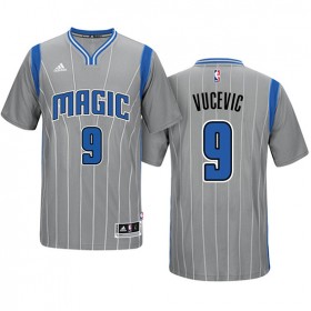 Maillot Manga Cort Nikola Vucevic Magic 9 Gray