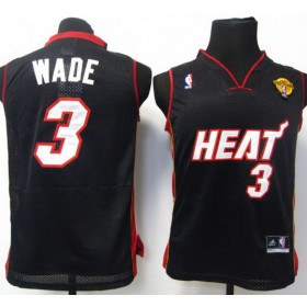 Maillot Enfant de Wade Miami Heat #3 Noir