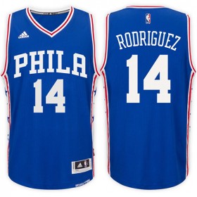 Maillot 76ers Rodriguez 14 Bleu