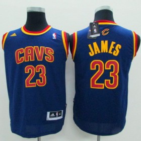 Maillot Enfant de James Cleveland Cavaliers #23 Bleu