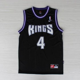 Maillot Sacramento Kings Webber #4 Noir