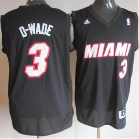 Maillot D-Wade Miami Heat #3 Noir