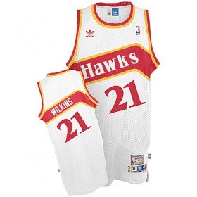 Maillot Atlanta Hawks Wilkins #21 Blanc