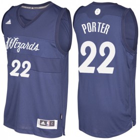 Maillot Navidad 2016 Otto Porter Wizards 22 Bleu