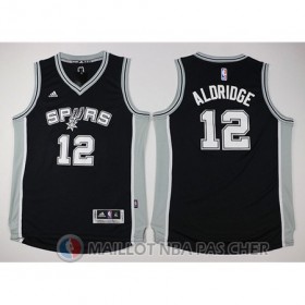 Maillot Enfant de Noir Aldridge San Antonio Spurs Revolution 30