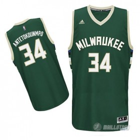 Maillot Vert Antetokounmpo Milwaukee Bucks Revolution 30