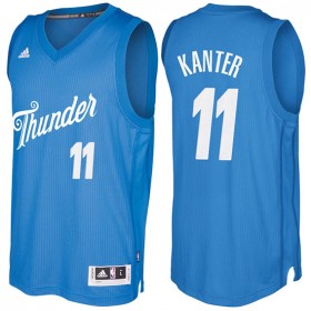 Maillot Navidad 2016 Enes Kanter Thunder 11 Bleu
