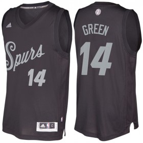 Maillot Navidad 2016 Danny Vert Spurs 14 Noir