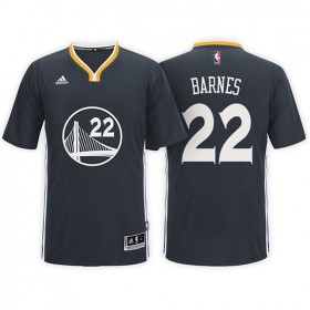 Maillot Manga Corta Warriors Barnes 22 Noir